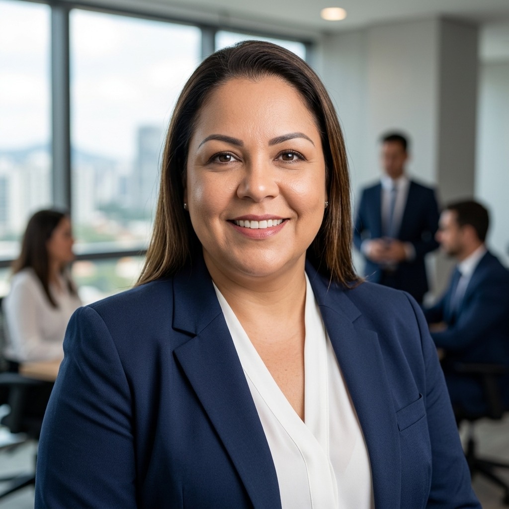 Roseni Machado, terapeuta TRG, em atendimento online pelo tablet
